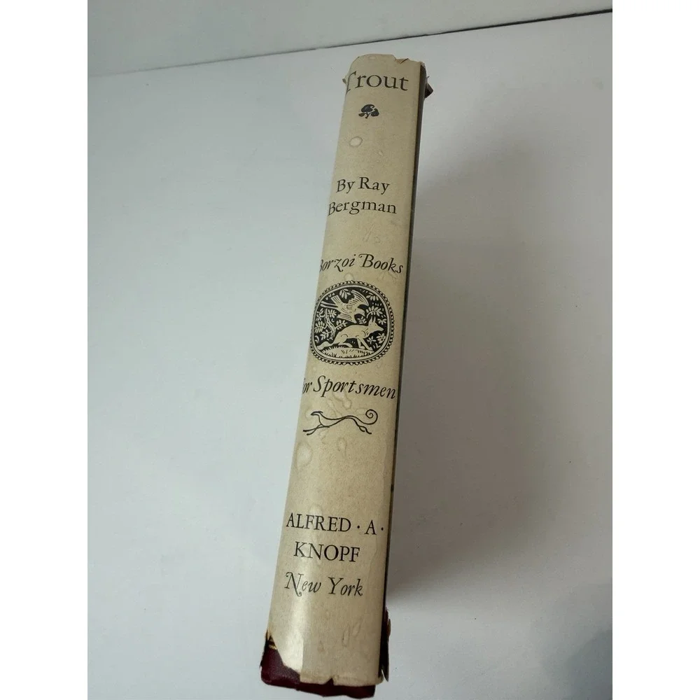 1944 Trout Ray Bergman 16 Color Fly Plates Diagrams Fishing 8th Printing